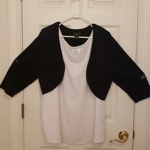 Lane Bryant cropped shrug